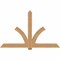 Ekena Millwork Redmond Smooth Timber Gable Bracket, Western Red Cedar, 84"W x 53"H x 5 1/2"D x 5 1/2"F, 15/12 Pitch GBW084X53X0606RED00SWR - alternate 1